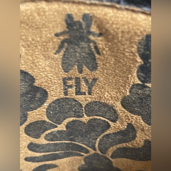 Fly London black leather riding boots sz Eu 39 US 8.5 - 9 - Picture 8 of 9